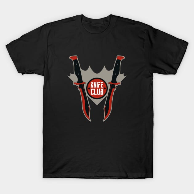 CSGO Knife Club - Bowie Knife T-Shirt by pixeptional